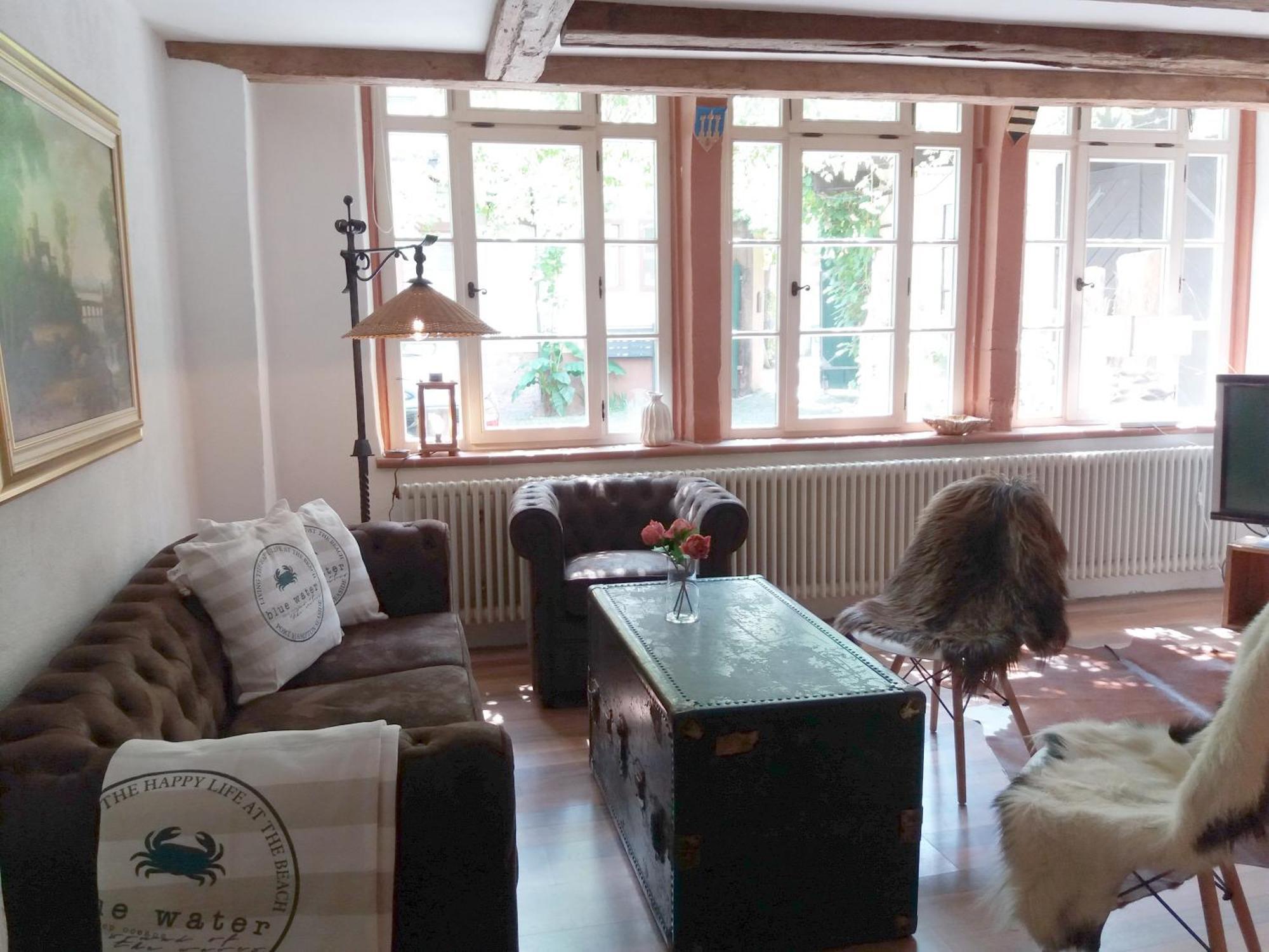 Historischer Adelshof Am Marktplatz, Atelier 70 M² Weinheim Dış mekan fotoğraf